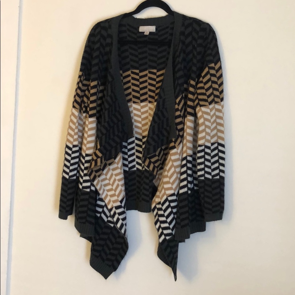 Tri-Color Cardigan